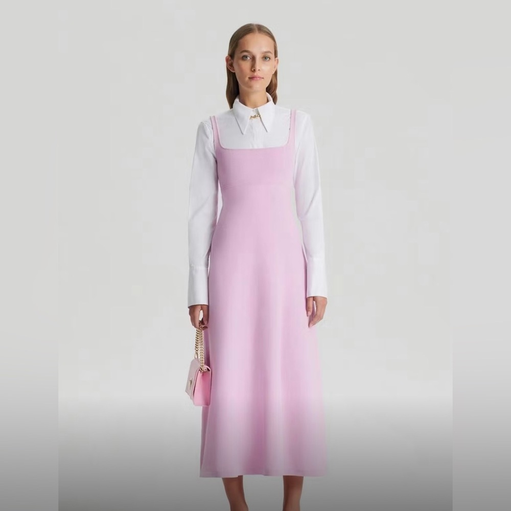 Crepe Knit Squareneck Dress - Picture 5 of 5